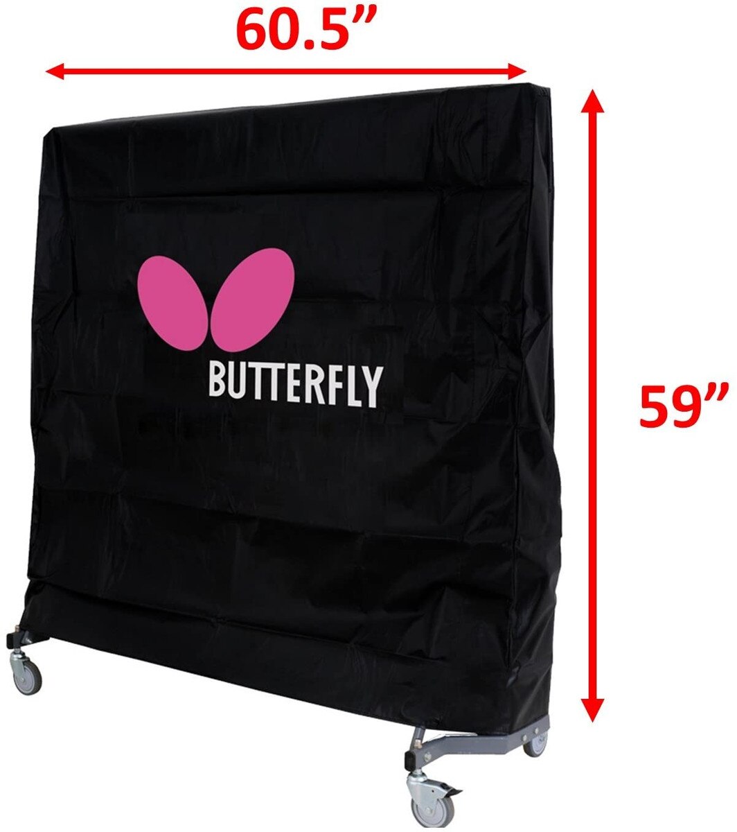 Table Tennis Table Cover Fit Most Tables: 60.5Lx29.5Wx59"H